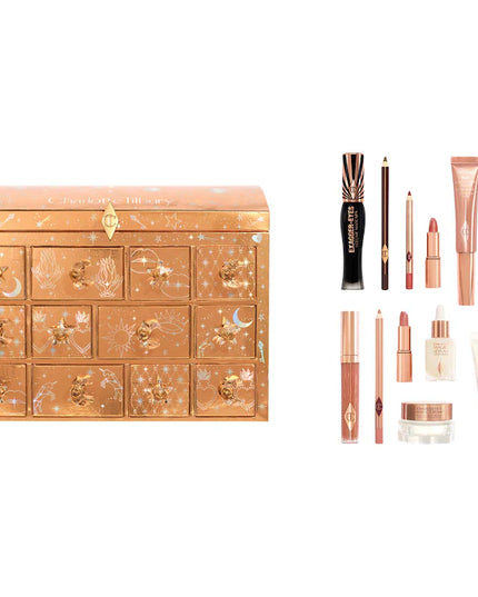 Charlotte Tilbury Charlotte's Beauty Treasure Chest Makeup and Skincare Advent Calendar