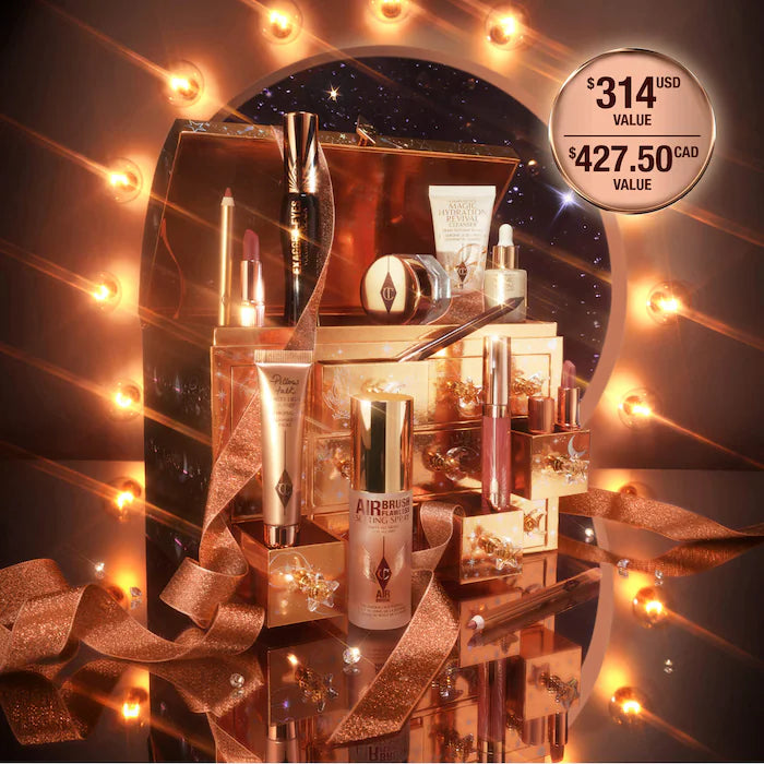 Charlotte Tilbury Charlotte's Beauty Treasure Chest Makeup and Skincare Advent Calendar