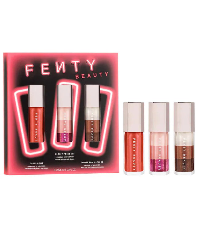 Fenty Beauty by Rihanna 
Glossy Posse VIII 3-Piece Lip Luminizer Set