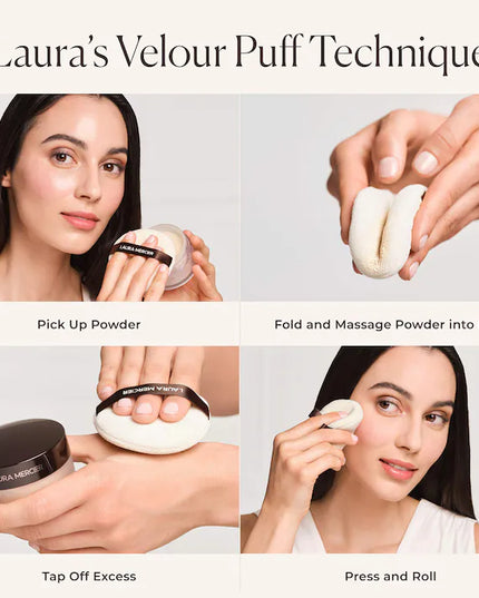 Laura Mercier Indulgent Icons Translucent Loose Powder & Velour Puff Duo Gift Set