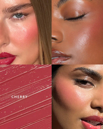 REFY Cream Blush Duo with Duo Face Brush Gift Set