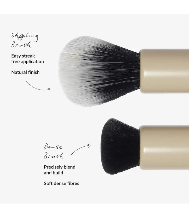 REFY Cream Blush Duo with Duo Face Brush Gift Set