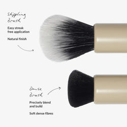 REFY - Cream Blush Duo with Duo Face Brush Gift Set