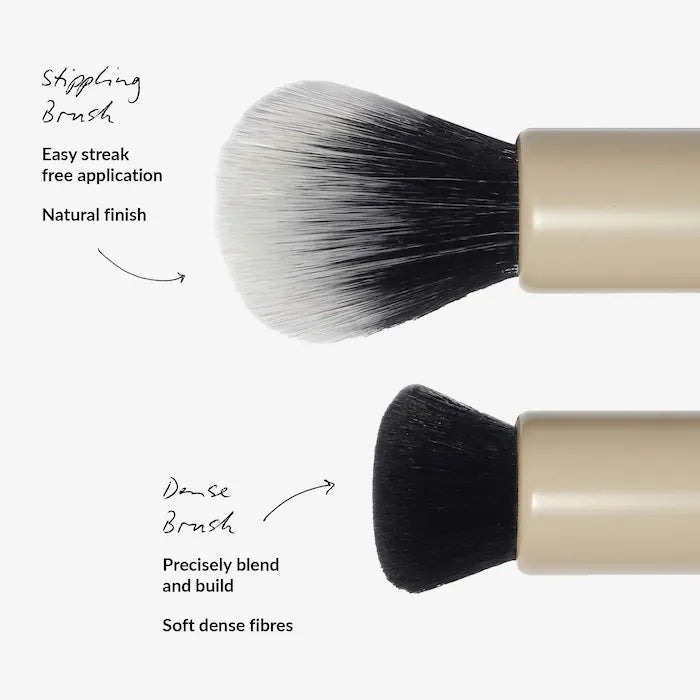 REFY - Cream Blush Duo with Duo Face Brush Gift Set