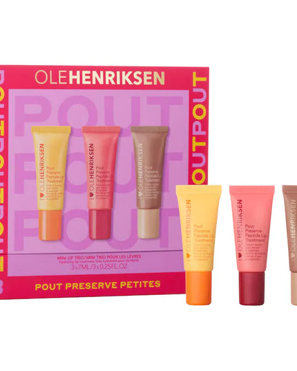 OLEHENRIKSEN Pout Preserve Petites Mini Lip Trio with Peptides