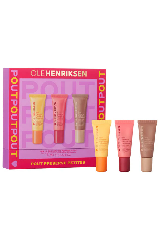 OLEHENRIKSEN Pout Preserve Petites Mini Lip Trio with Peptides