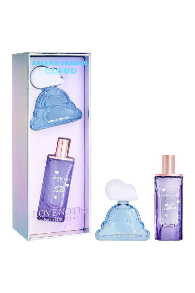 Ariana Grande 
Cloud & LOVENOTES Plush Vanilla Perfume Set
