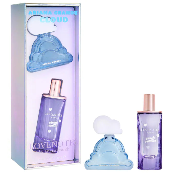 Ariana Grande 
Cloud & LOVENOTES Plush Vanilla Perfume Set