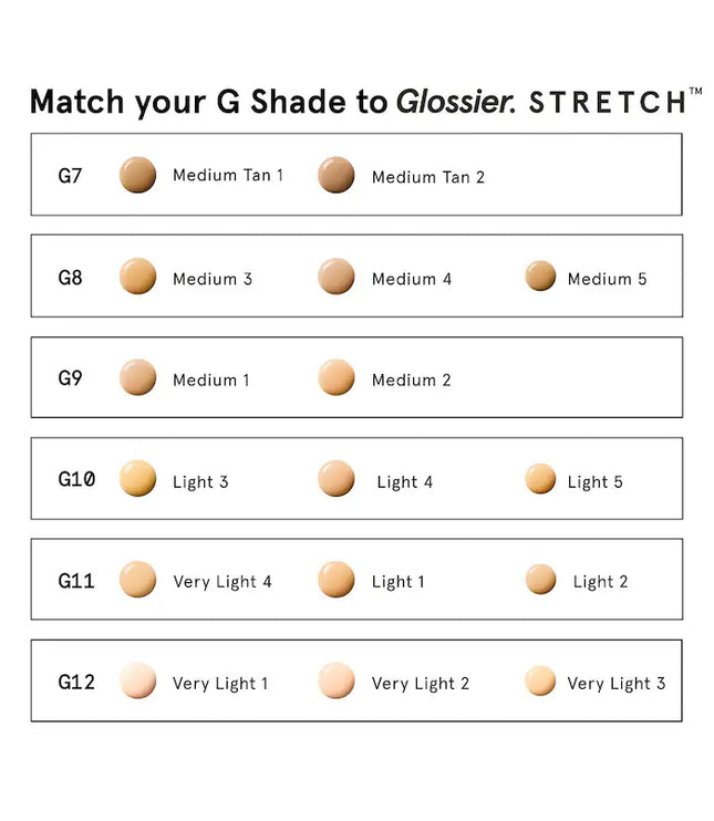Glossier - Stretch Fluid Foundation for Buildable Coverage