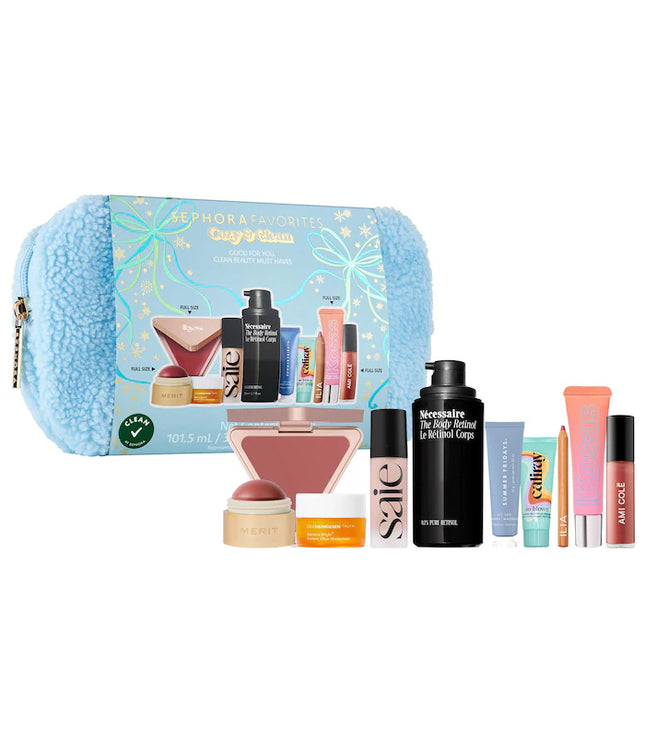 Sephora Favorites Cozy and Clean Makeup and Skincare Set