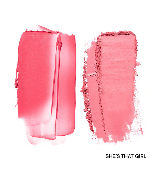 PATRICK TA 
Mini Major Headlines Double-Take Crème & Powder Blush Duo