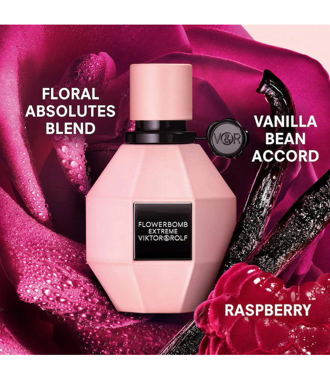 Viktor&Rolf 
Flowerbomb Extreme Eau de Parfum Intense Travel Spray with Raspberry & Vanilla