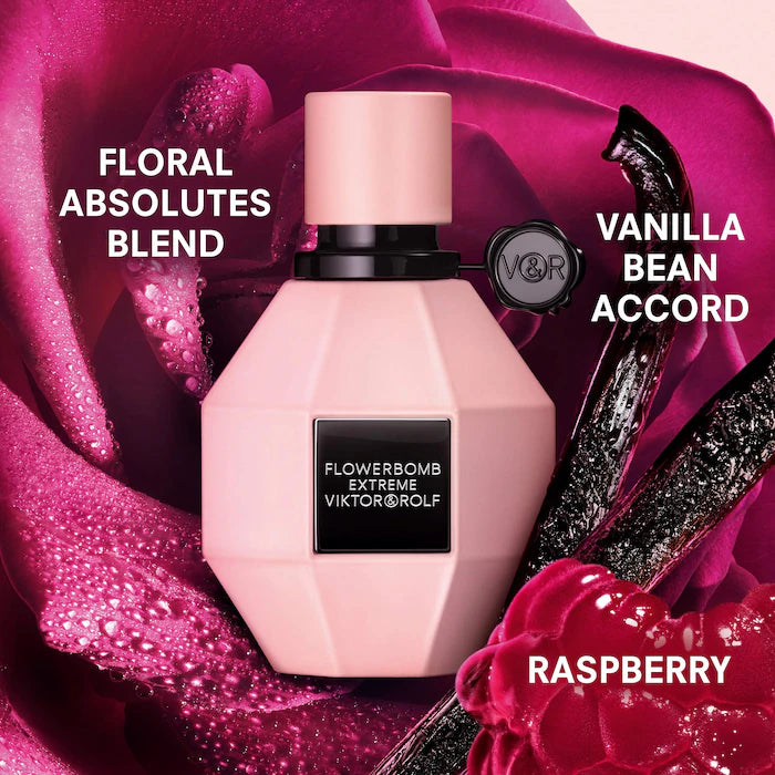 Viktor&Rolf 
Flowerbomb Extreme Eau de Parfum Intense Travel Spray with Raspberry & Vanilla