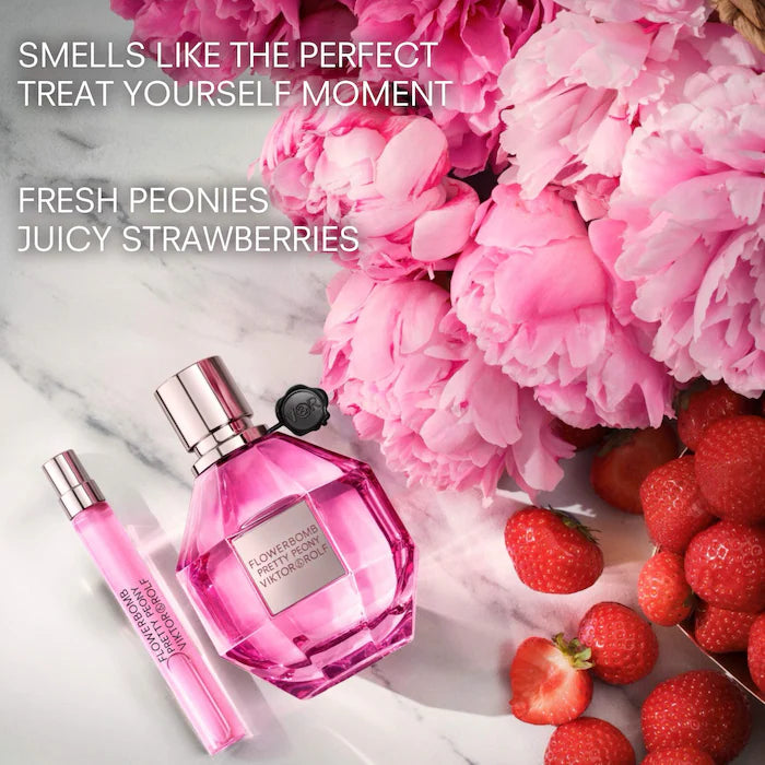 Viktor&Rolf - Flowerbomb Pretty Peony Eau De Parfum Travel Spray with Peony & Strawberry