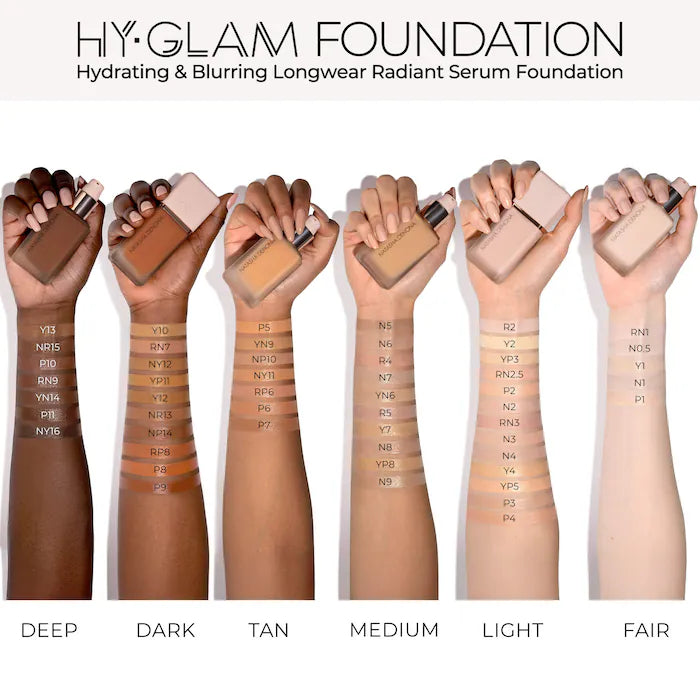 NATASHA DENONA - Hy-Glam Foundation Hydrating & Blurring Luminous Longwear Serum Foundation