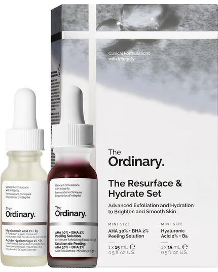 The Ordinary The Resurface & Hydrate Set with Hyaluronic Acid + AHA