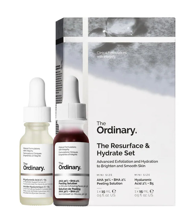 The Ordinary The Resurface & Hydrate Set with Hyaluronic Acid + AHA
