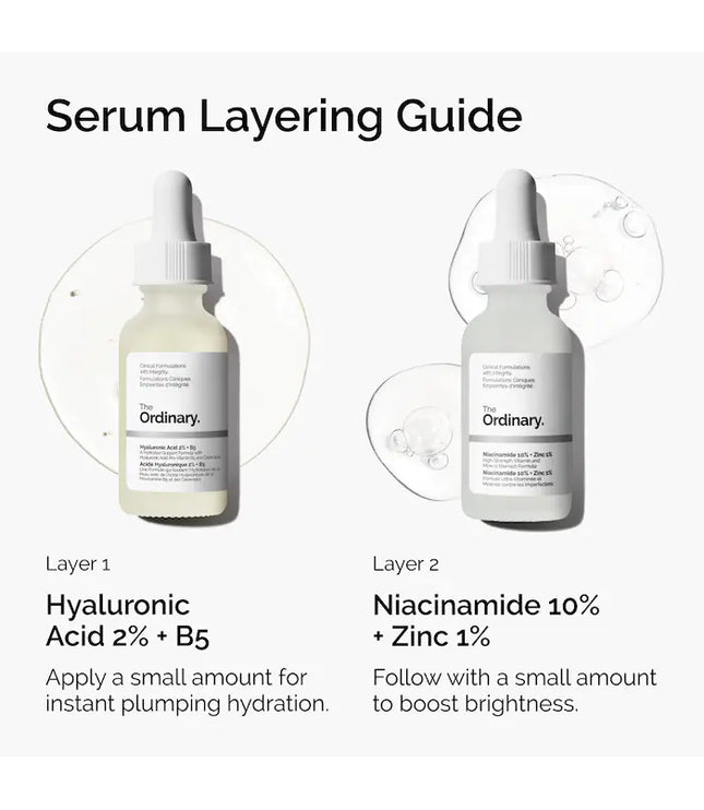 The Ordinary 
The Skin Support Set with Niacinamide + Hyaluronic Acid