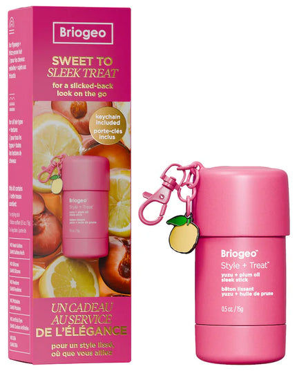 Briogeo Style + Treat™ Hair Sleek Stick + Limited Edition Key Chain Gift Set
