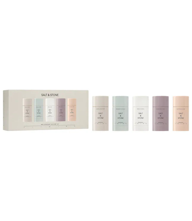 Salt & Stone 
Mini Deodorant Discovery Set