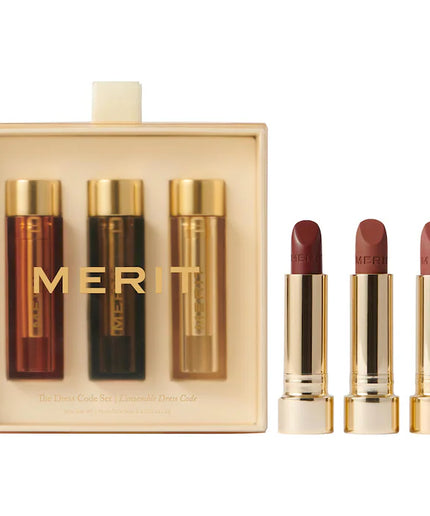 MERIT
The Dress Code Lipstick Set