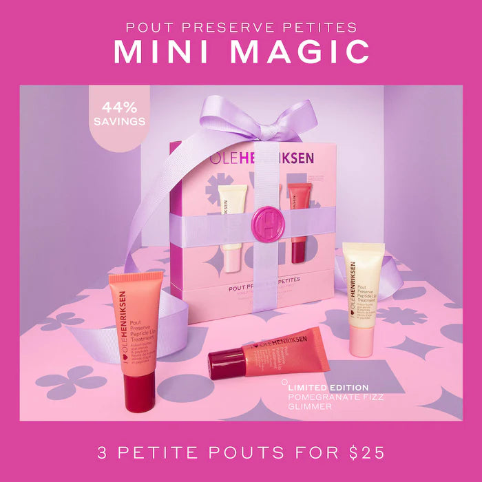 OLEHENRIKSEN - Pout Preserve Mini Hydrating Peptide Lip Trio Set