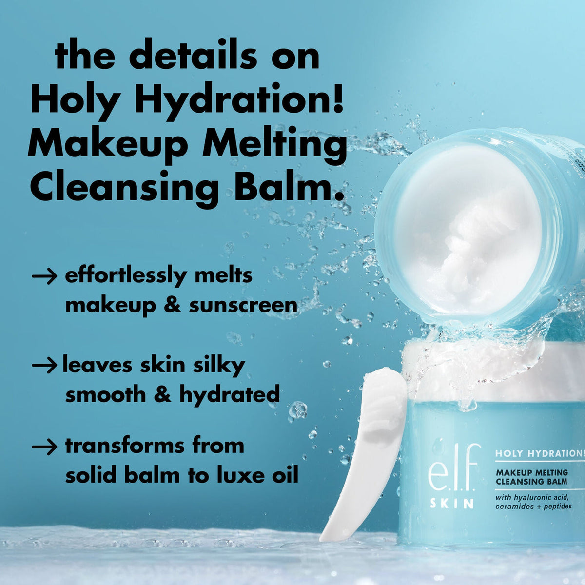 Elf - Holy Hydration! Makeup Melting Cleansing Balm