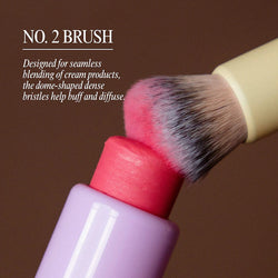 KJH.brand by Katie Jane Hughes 
- No. 2 Domed Brush for Cream Products