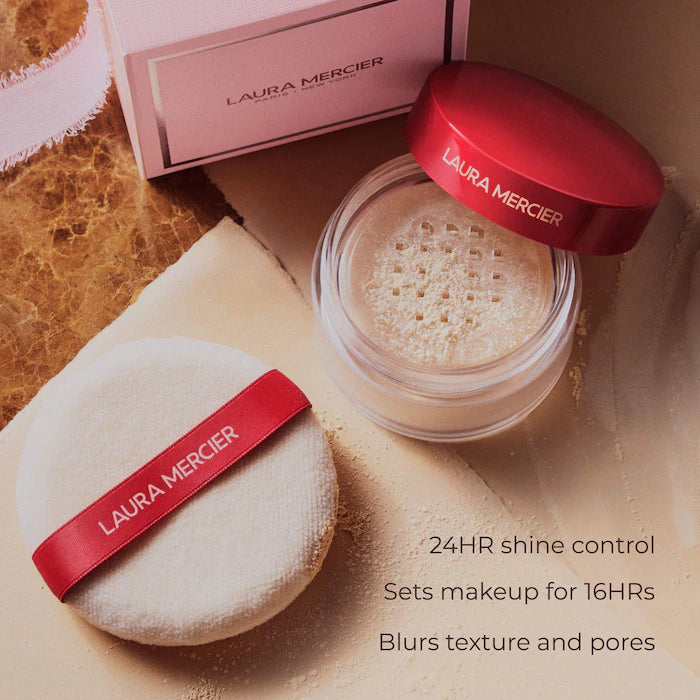 Laura Mercier - The Finishing Touch Translucent Loose Setting Powder & Velour Puff Gift Set