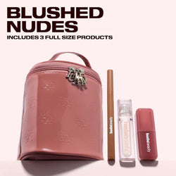 HUDA BEAUTY  - Blushed Nudes Lip & Cheek Kit