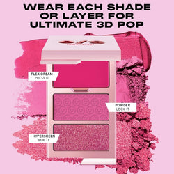 ONE/SIZE by Patrick Starrr - Cheek Clapper 3D Blush Trio Palette