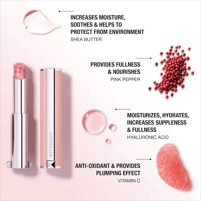 Givenchy - Rose Perfecto Lip Balm 24H Hydration