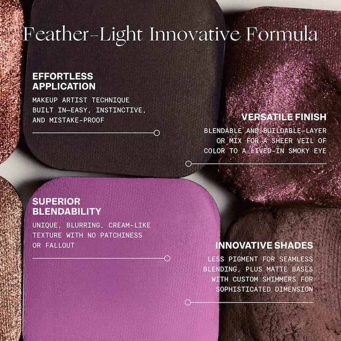 VIOLETTE_FR - PLUME EYESHADOW Feather Matte Veil + Feather Shimmer Veil