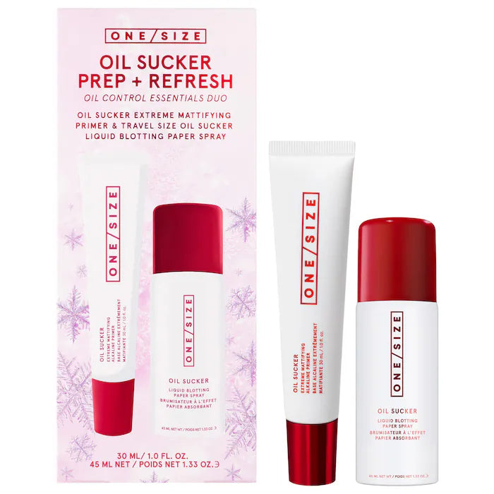 ONE/SIZE by Patrick Starrr - 
Oil Sucker Prep & Refresh Mattifying Duo