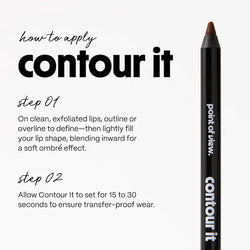 point of view. - contour it long-lasting lip liner