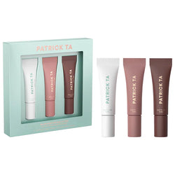 PATRICK TA - Mini Major Moisture Smoothing and Hydrating Tinted Lip Balm Trio Makeup Gift Set