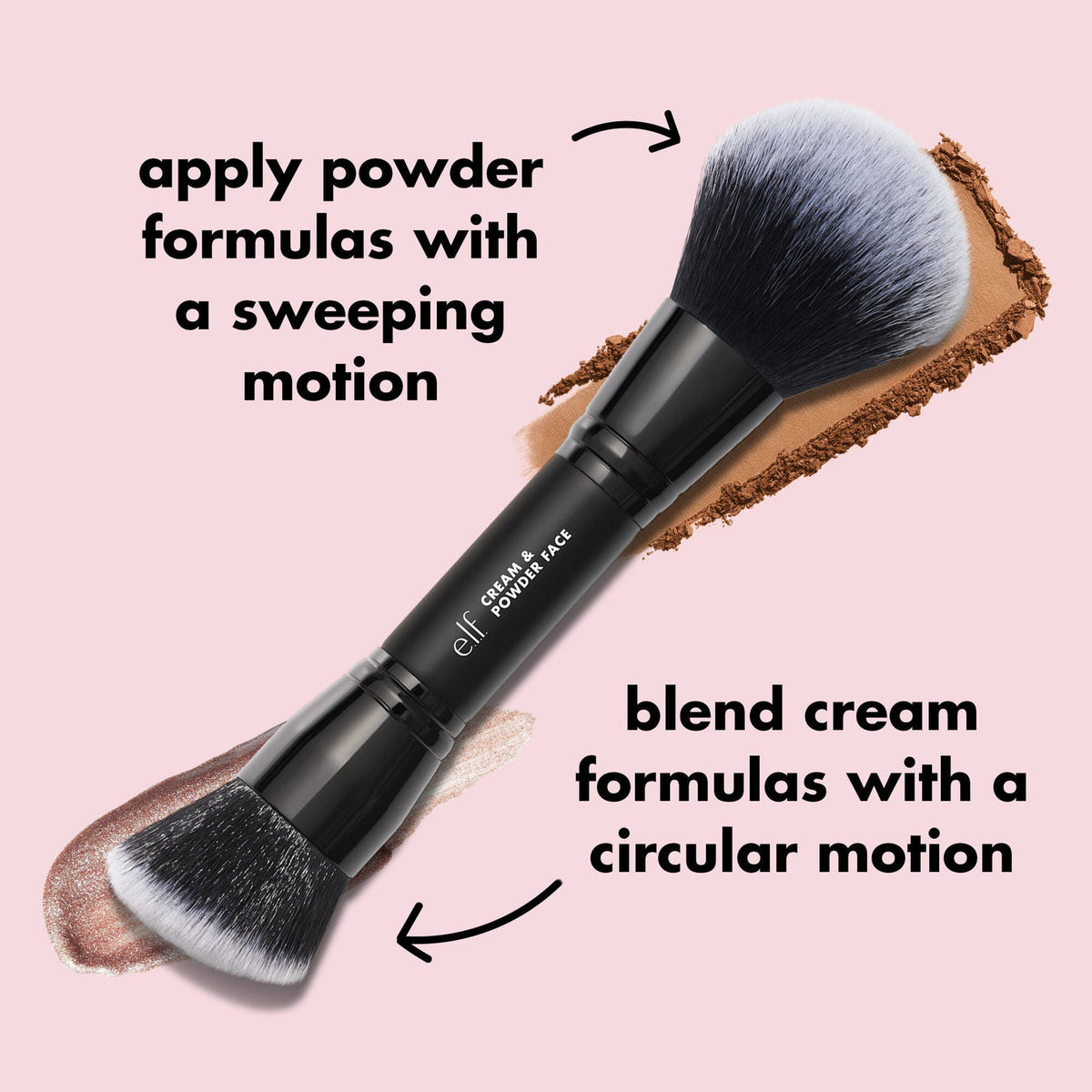 Elf -  Cream & Powder Face Brush