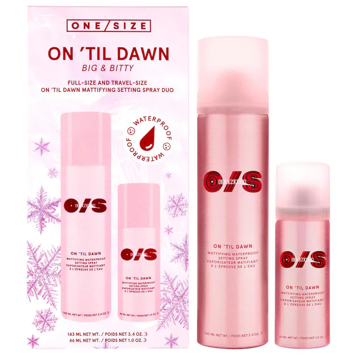 ONE/SIZE by Patrick Starrr -
On 'Til Dawn Mattifying Waterproof Setting Spray
