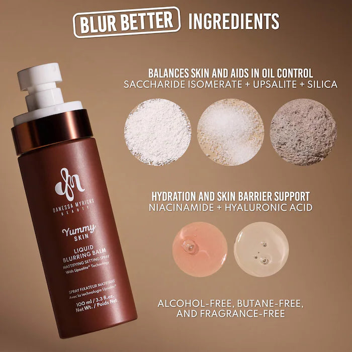 Danessa Myricks Beauty - Yummy Skin Liquid Blurring Balm Mattifying Setting Spray