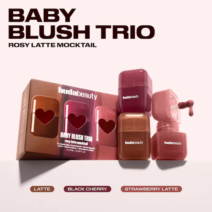 HUDA BEAUTY - Mini Blush Mocktail Trio Gift Set