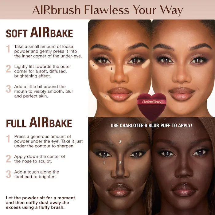 Charlotte Tilbury - Airbrush Flawless Blur Puff Duo