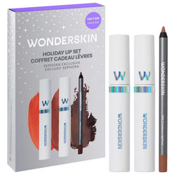 Wonderskin - Holiday Lip Stain and Lip Liner Trio Makeup Gift Set