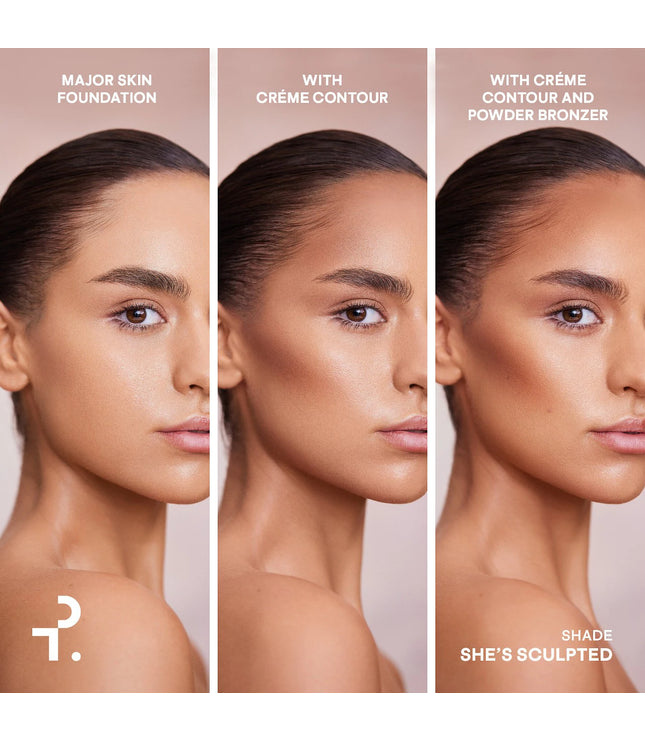 PATRICK TA Dúo de bronceadores en polvo y contorno en crema Major Sculpt